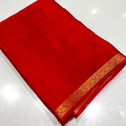 Wrinkle Crepe Saree