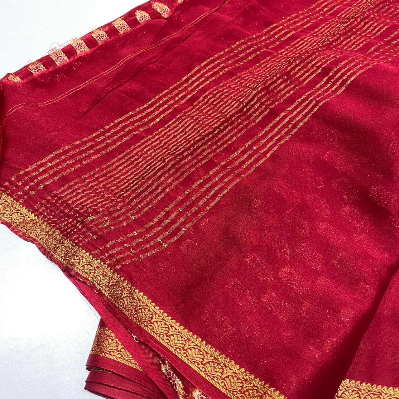 Wrinkle Crepe Saree