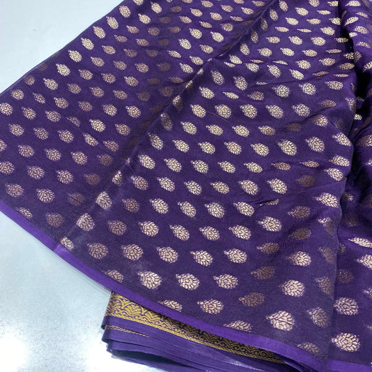 Wrinkle Crepe Saree