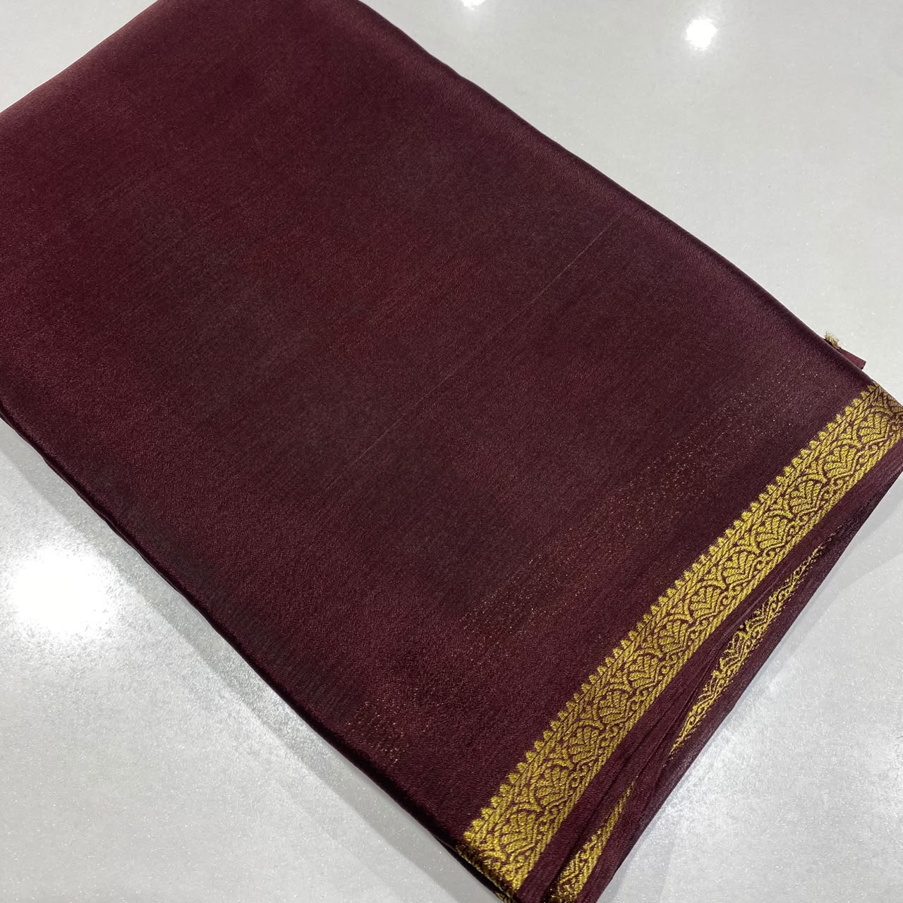 Wrinkle Crepe Saree