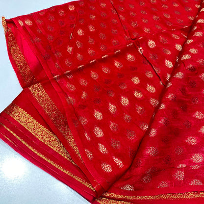 Wrinkle Crepe Saree