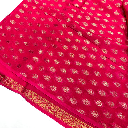 Wrinkle Crepe Saree
