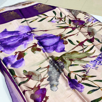  Premium Printed Crepe Saree