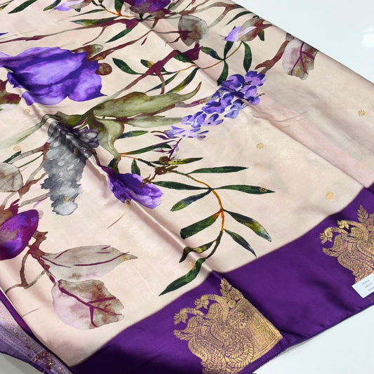  Premium Printed Crepe Saree