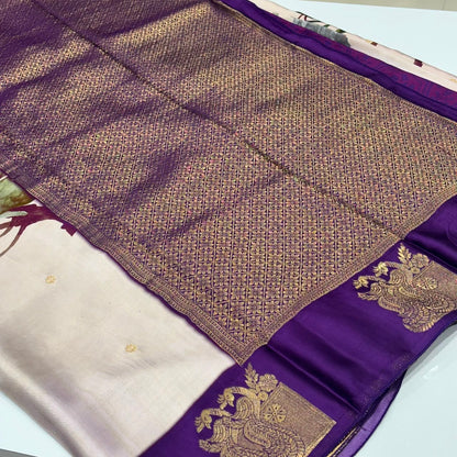  Premium Printed Crepe Saree
