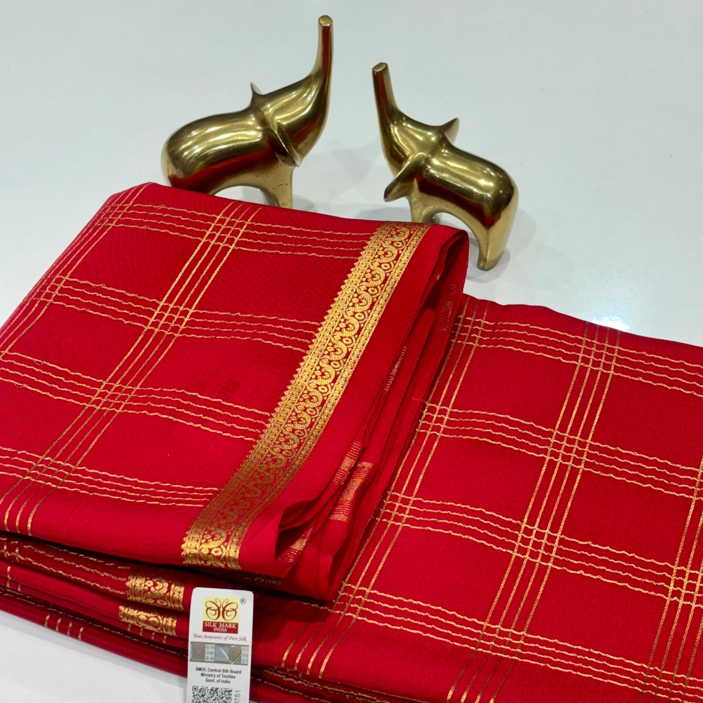 Pure Mysore Crepe Silk Saree