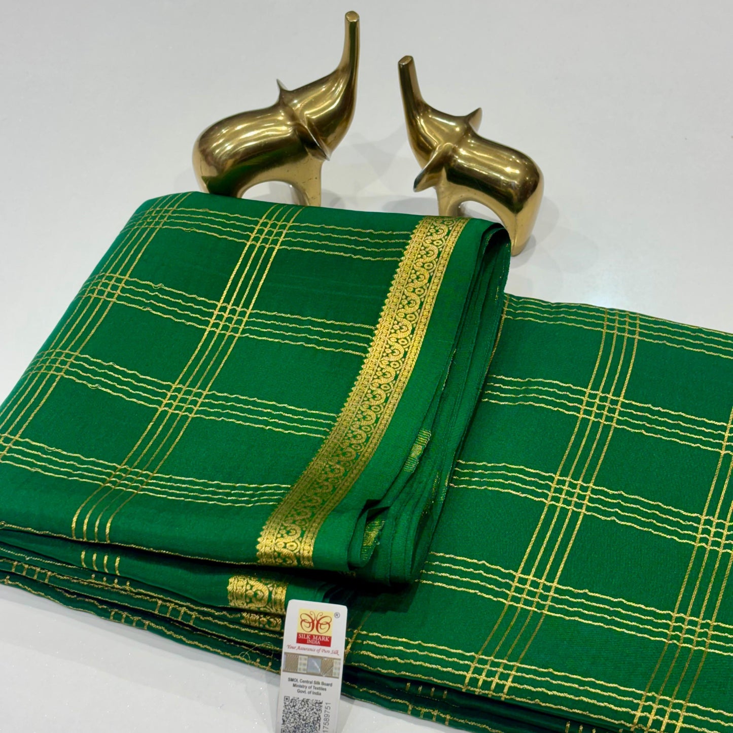 Pure Mysore Crepe Silk Saree