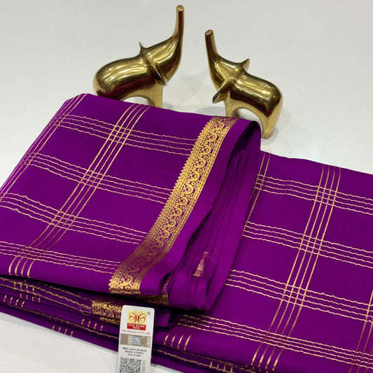 Pure Mysore Crepe Silk Saree