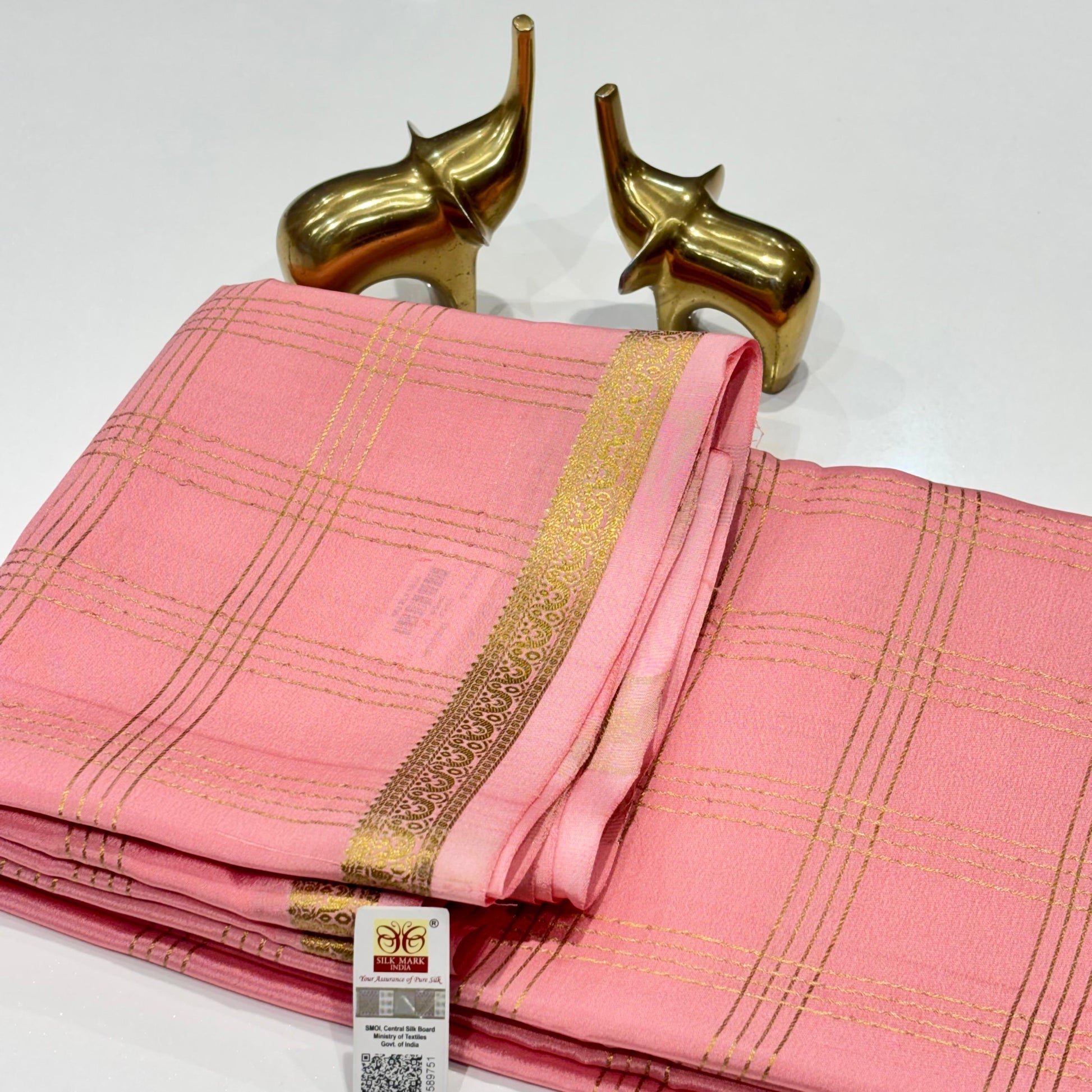 Pure Mysore Crepe Silk Saree