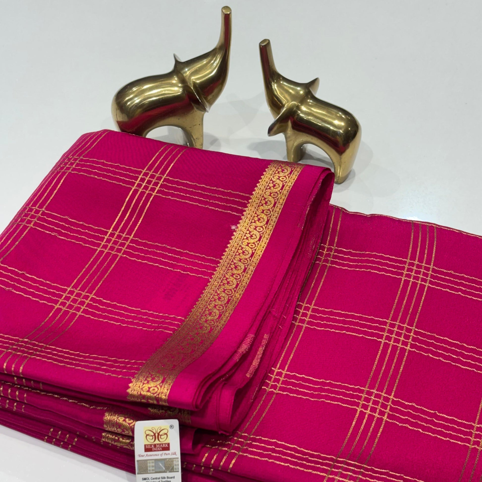 Pure Mysore Crepe Silk Saree