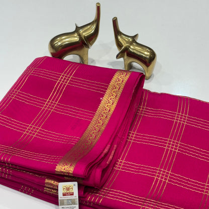 Pure Mysore Crepe Silk Saree