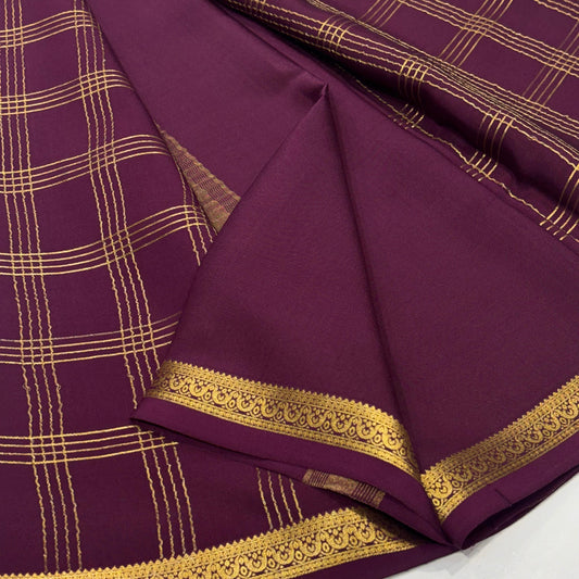 Pure Mysore Crepe Silk Saree