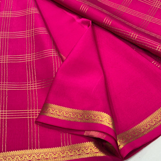 Pure Mysore Crepe Silk Saree