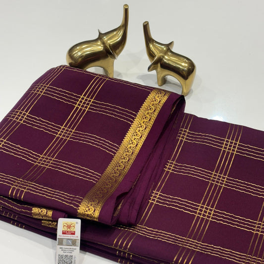 Pure Mysore Crepe Silk Saree