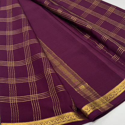 Pure Mysore Crepe Silk Saree