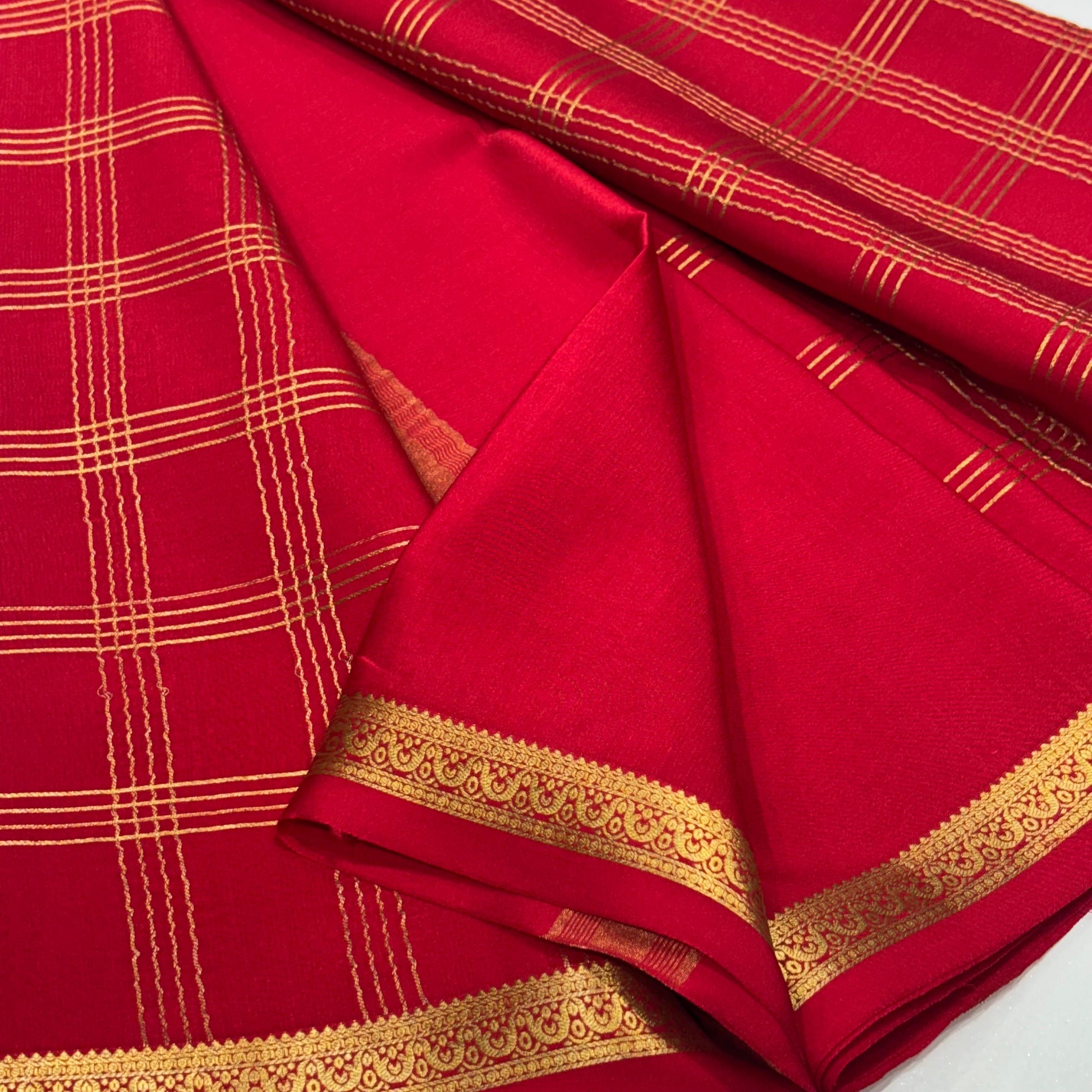 Pure Mysore Crepe Silk Saree