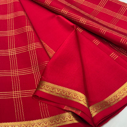 Pure Mysore Crepe Silk Saree