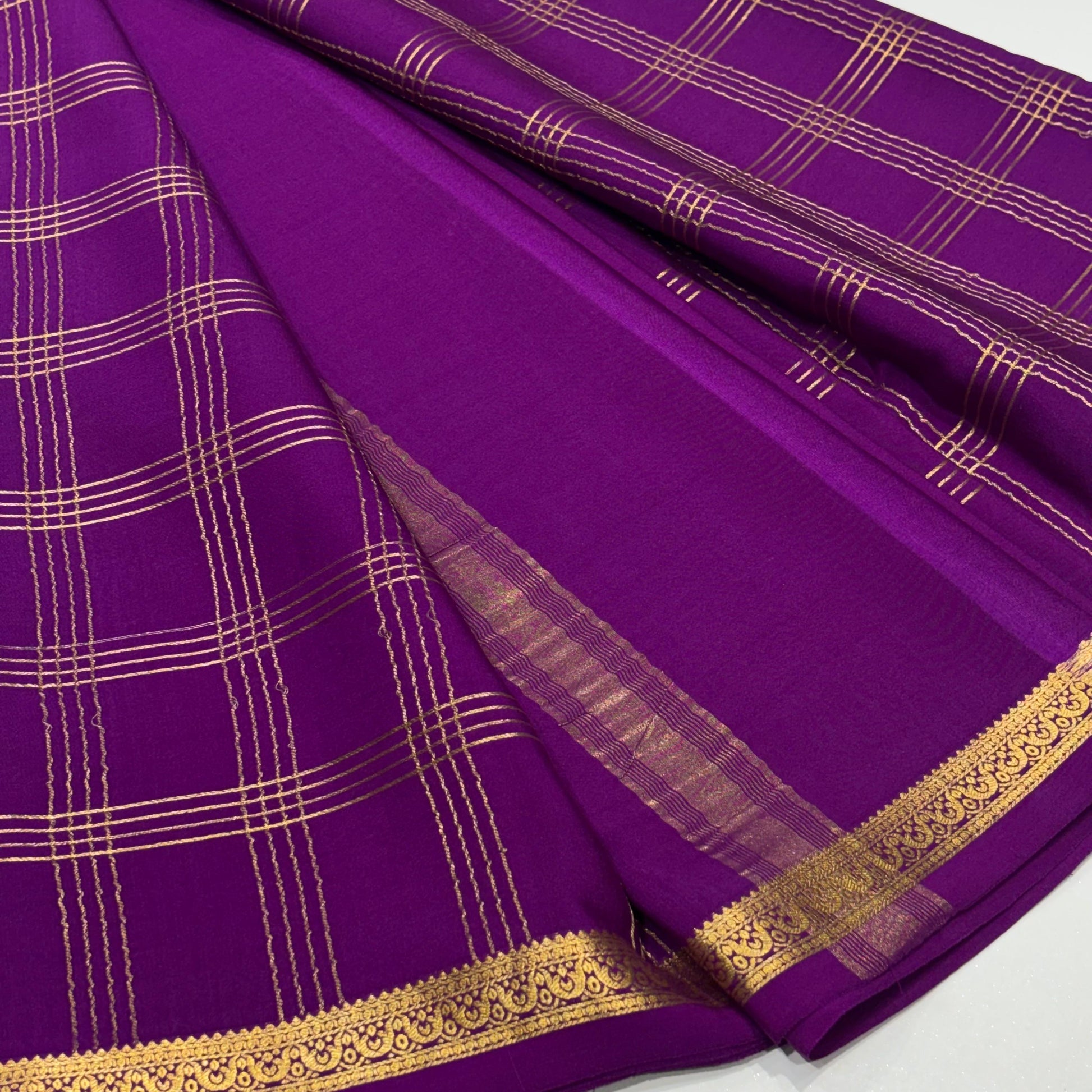 Pure Mysore Crepe Silk Saree