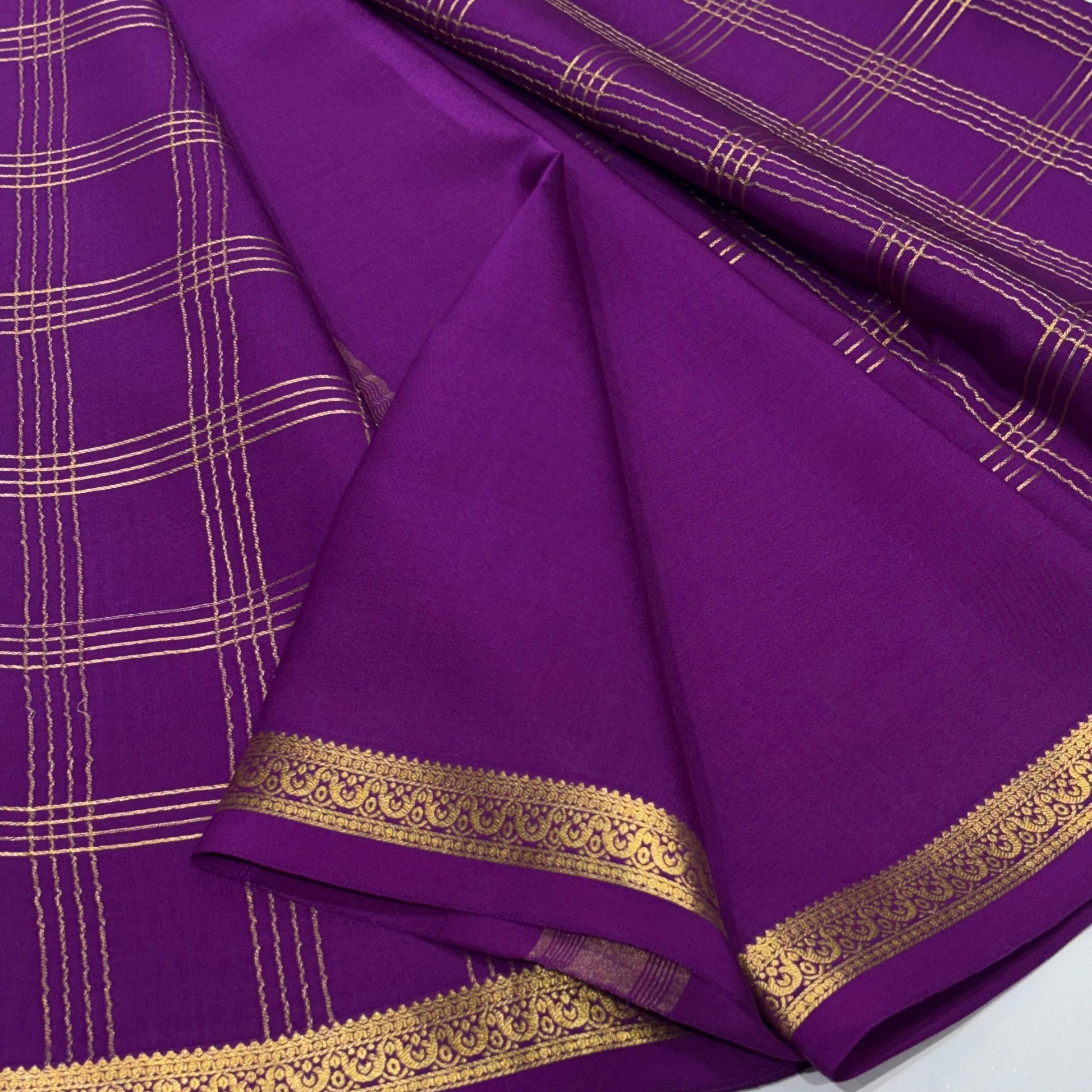 Pure Mysore Crepe Silk Saree
