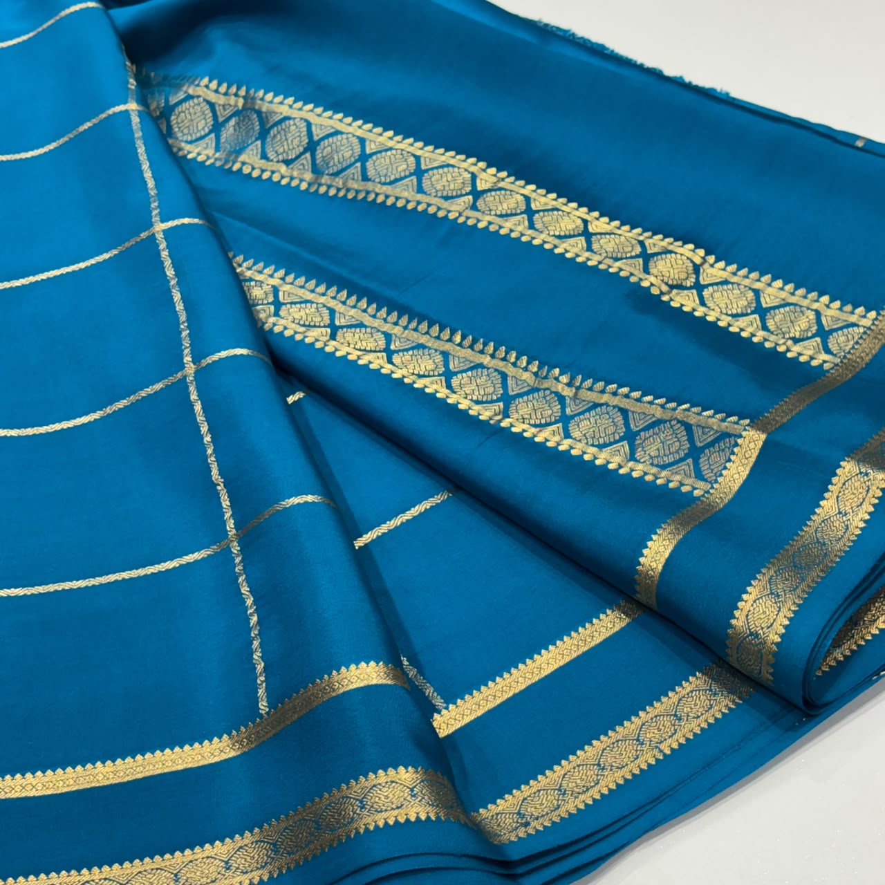 Pure Mysore Crepe Silk Saree