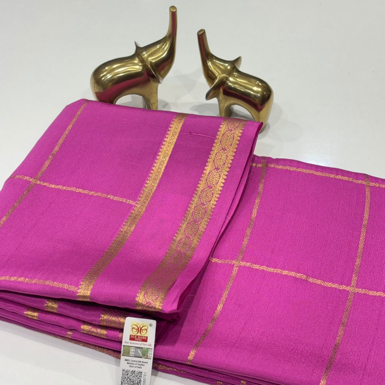 Pure Mysore Crepe Silk Saree