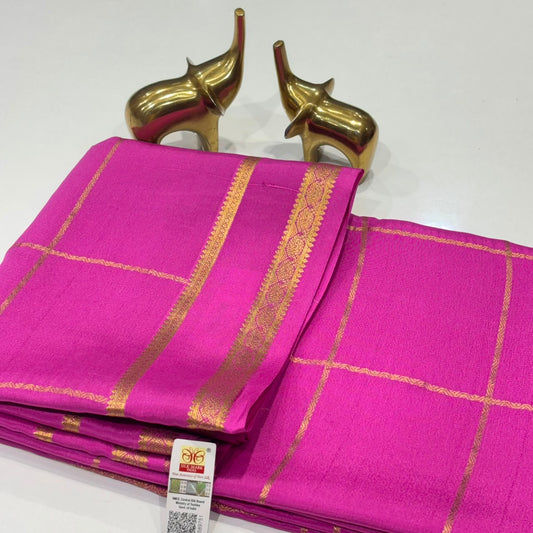 Pure Mysore Crepe Silk Saree