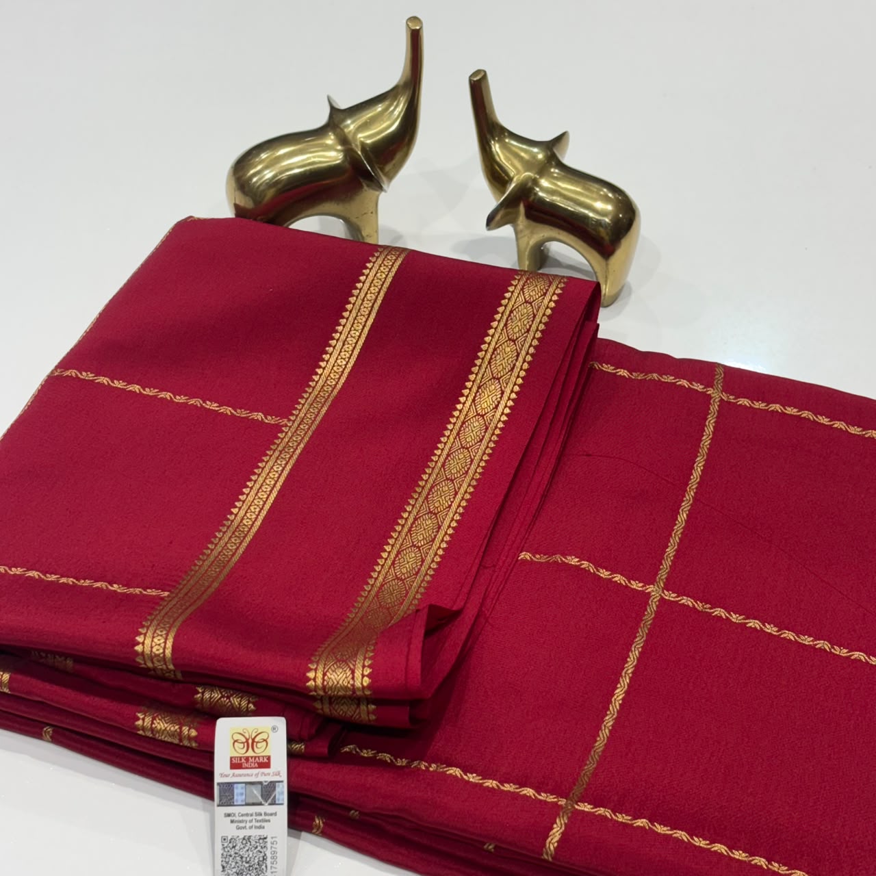 Pure Mysore Crepe Silk Saree