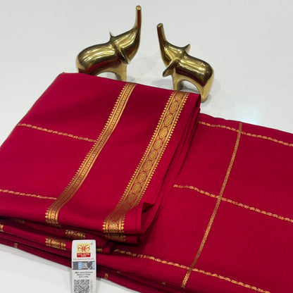 Pure Mysore Crepe Silk Saree
