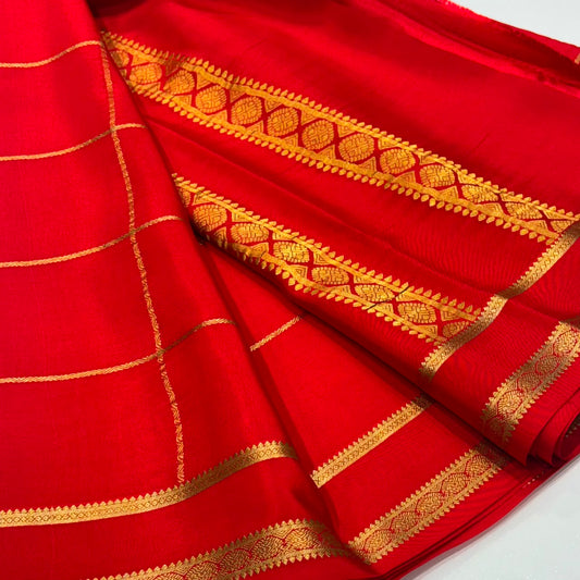 Pure Mysore Crepe Silk Saree