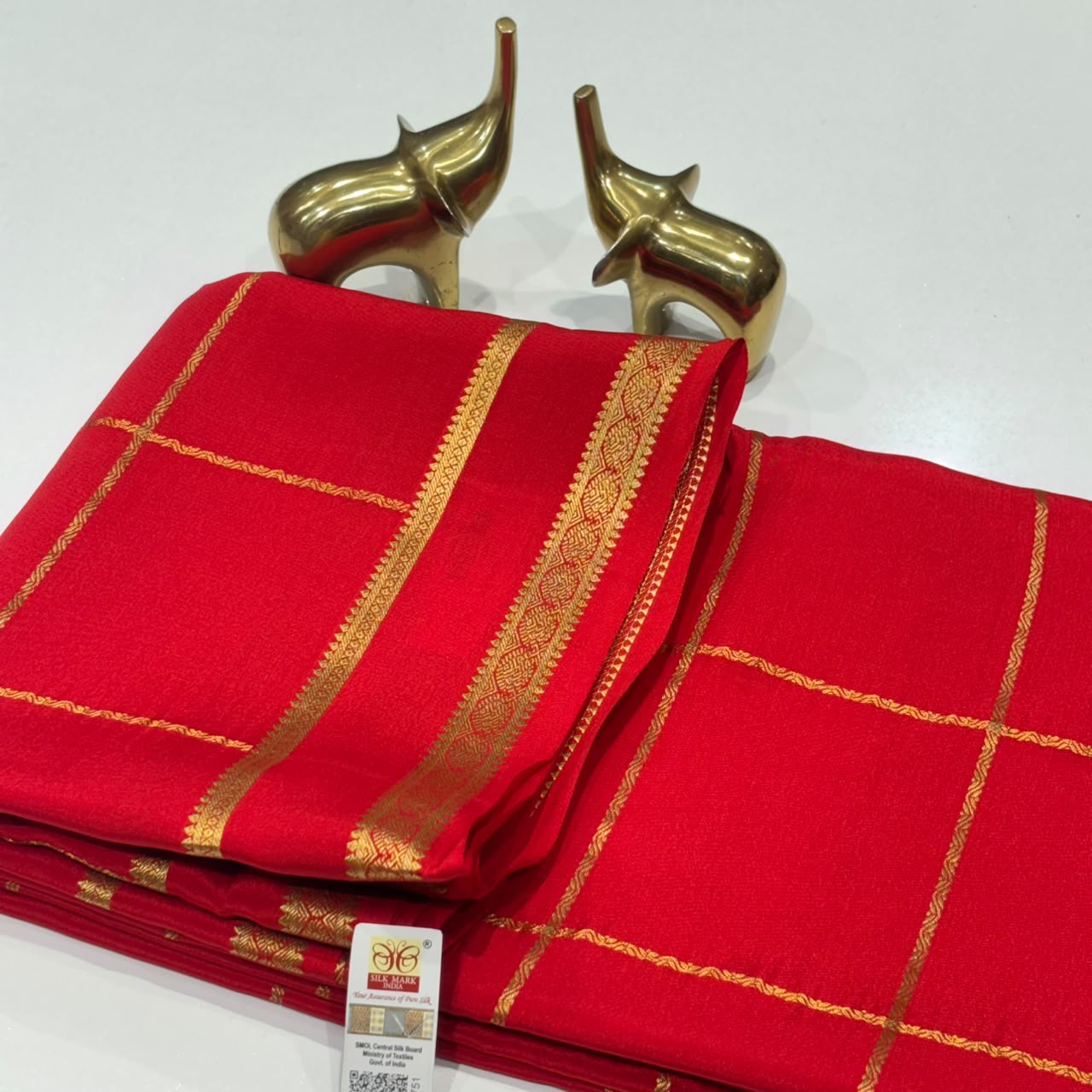 Pure Mysore Crepe Silk Saree
