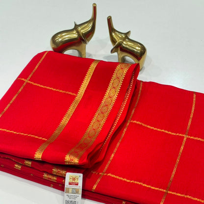 Pure Mysore Crepe Silk Saree