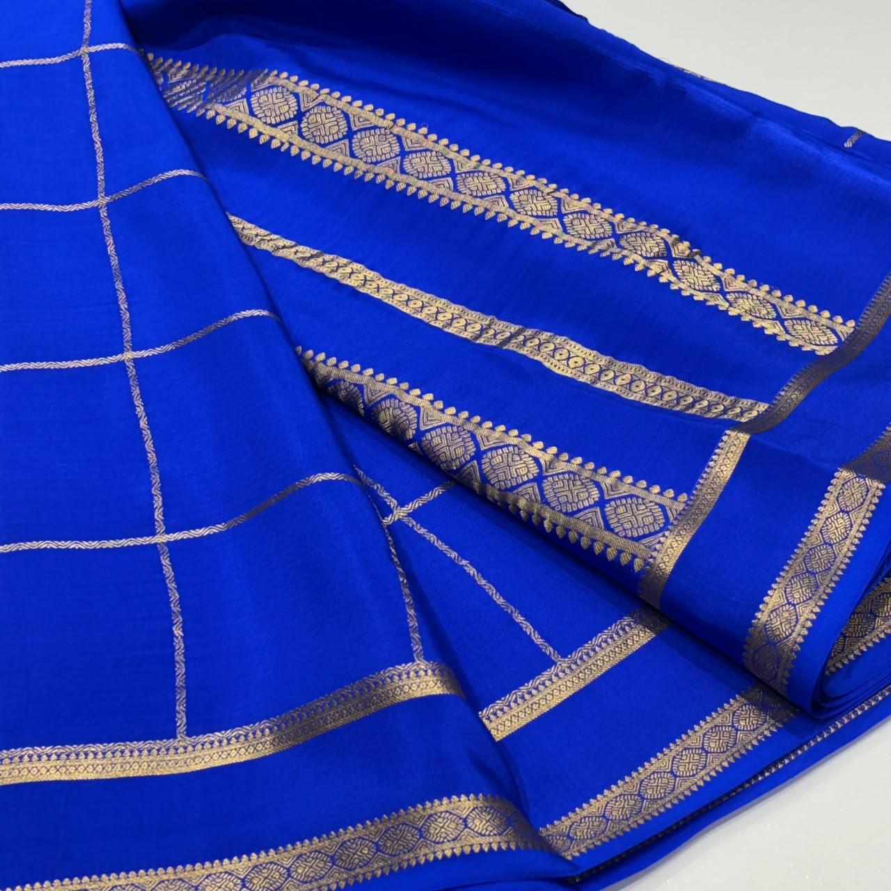 Pure Mysore Crepe Silk Saree