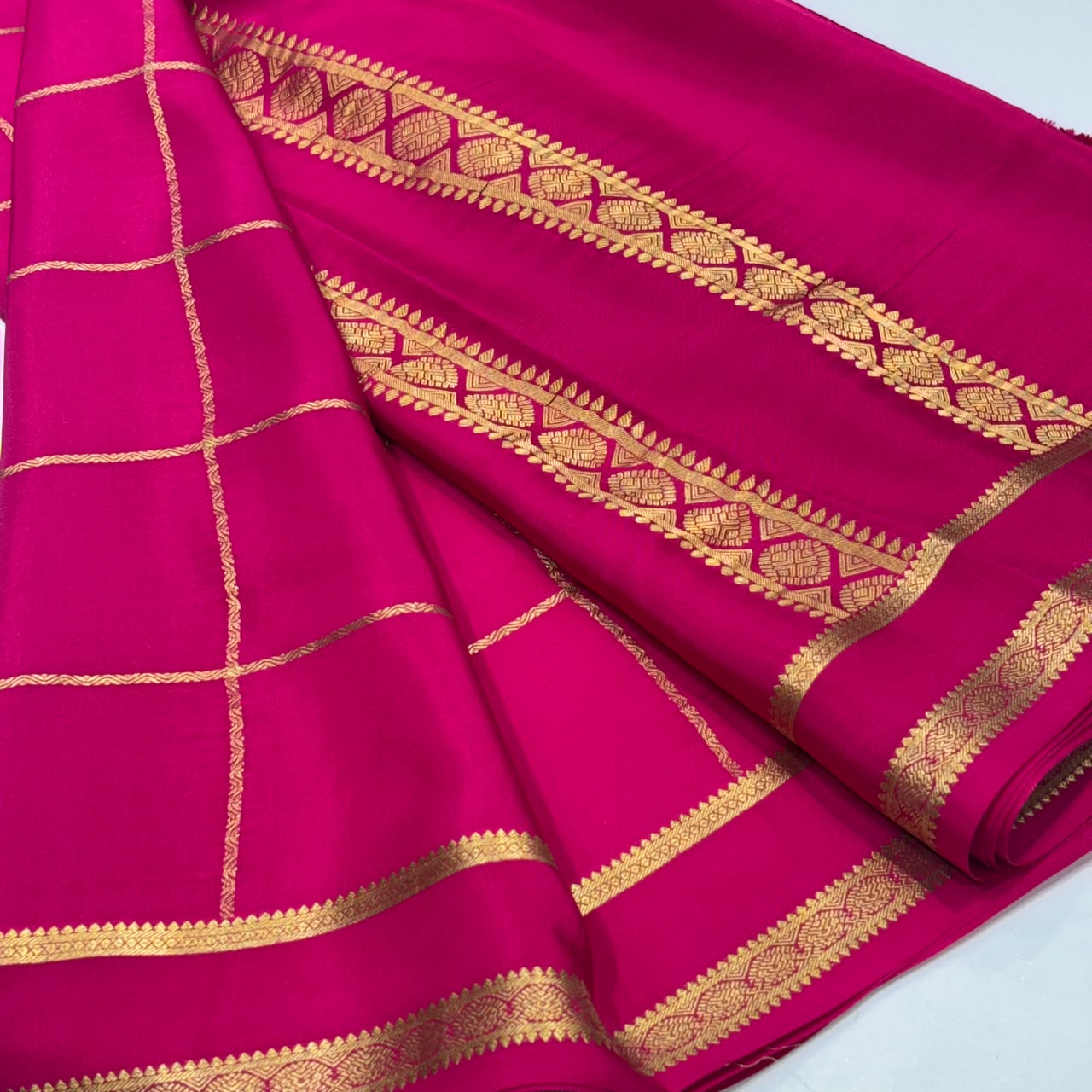 Pure Mysore Crepe Silk Saree