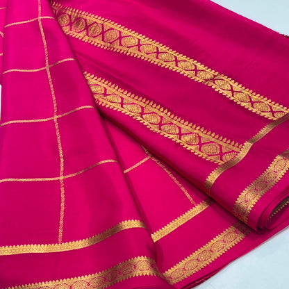 Pure Mysore Crepe Silk Saree