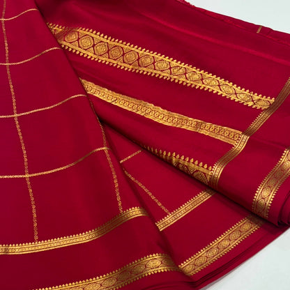 Pure Mysore Crepe Silk Saree
