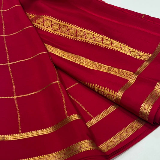 Pure Mysore Crepe Silk Saree