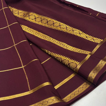 Pure Mysore Crepe Silk Saree
