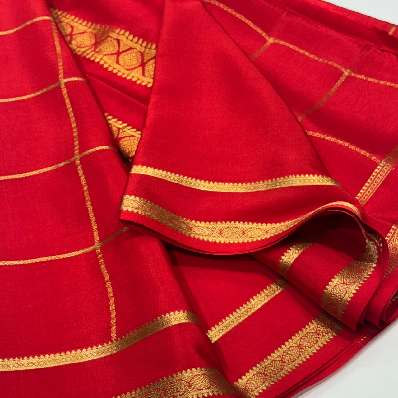 Pure Mysore Crepe Silk Saree