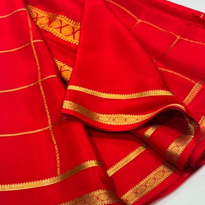 Pure Mysore Crepe Silk Saree