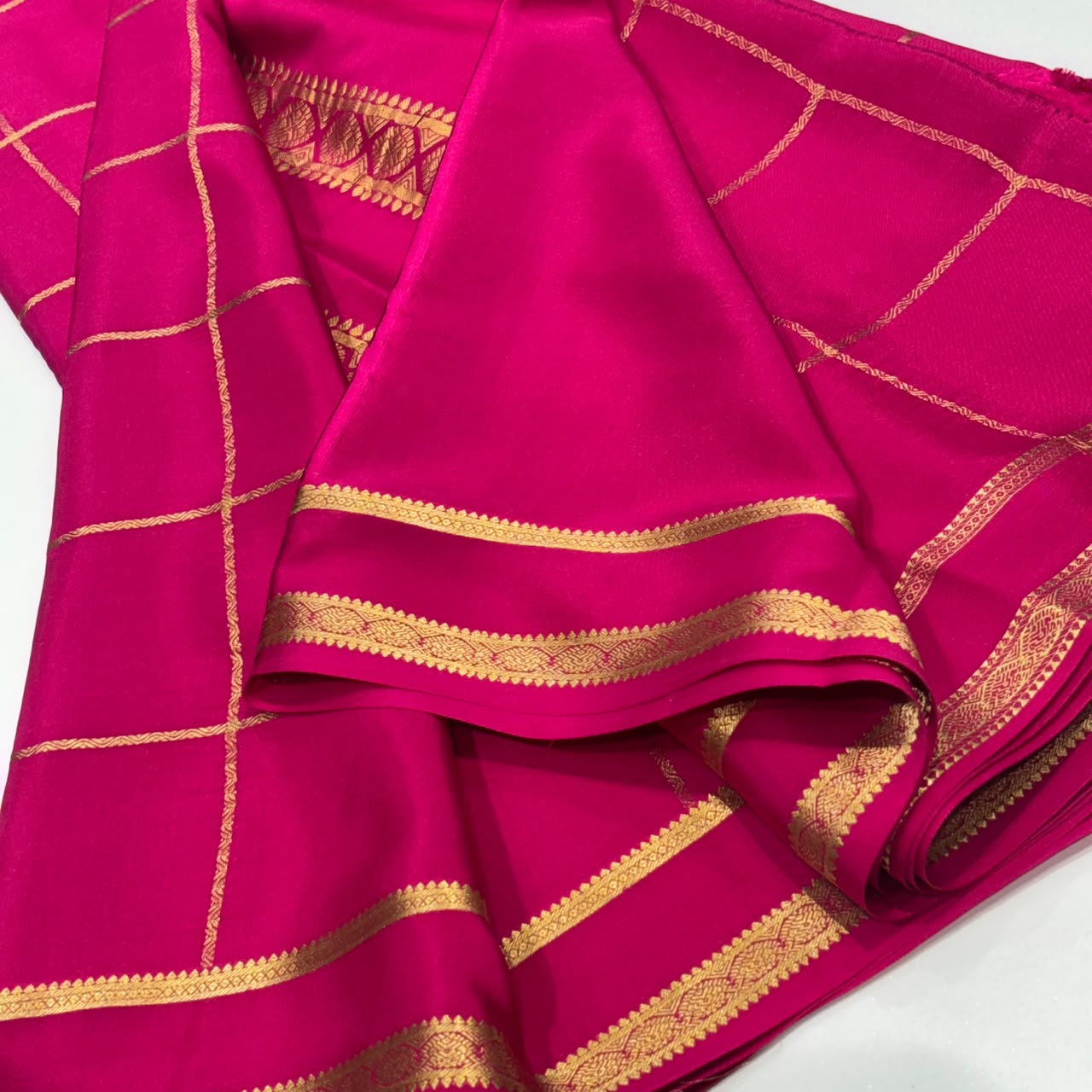 Pure Mysore Crepe Silk Saree