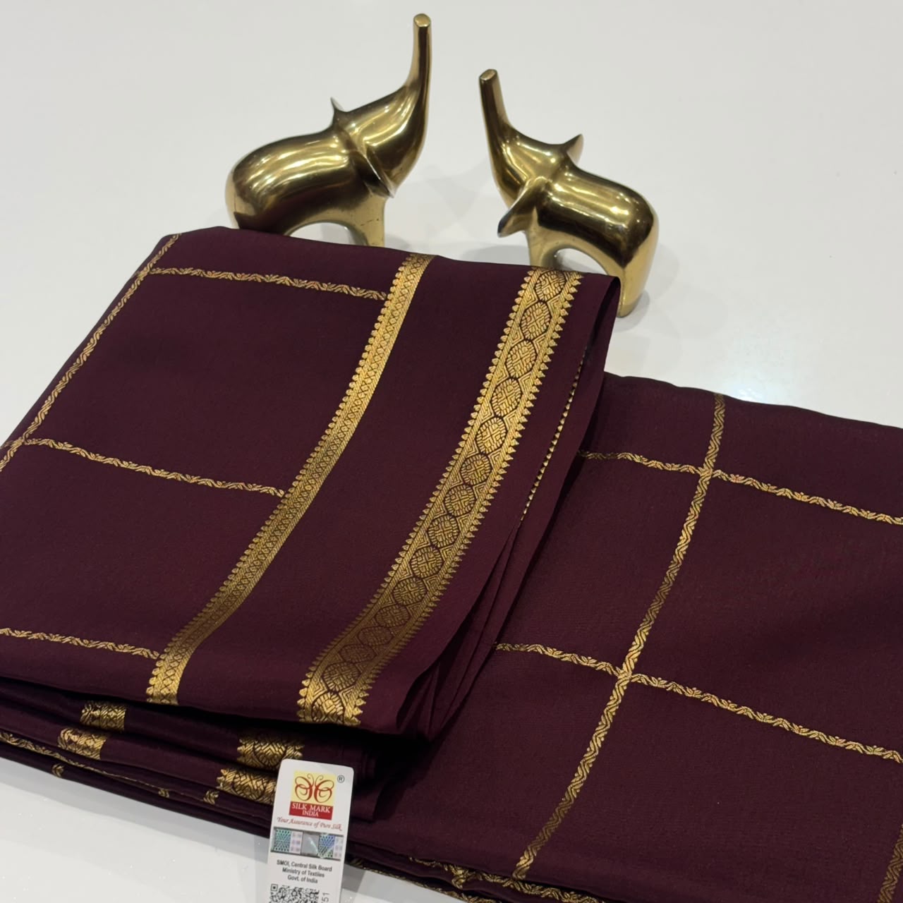 Pure Mysore Crepe Silk Saree