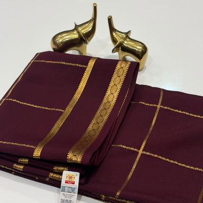 Pure Mysore Crepe Silk Saree