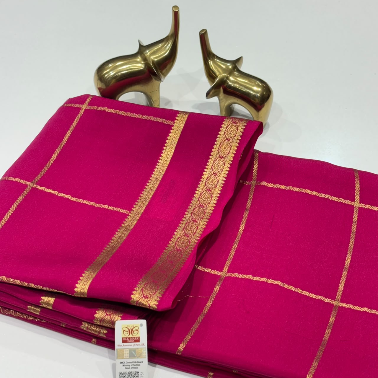 Pure Mysore Crepe Silk Saree