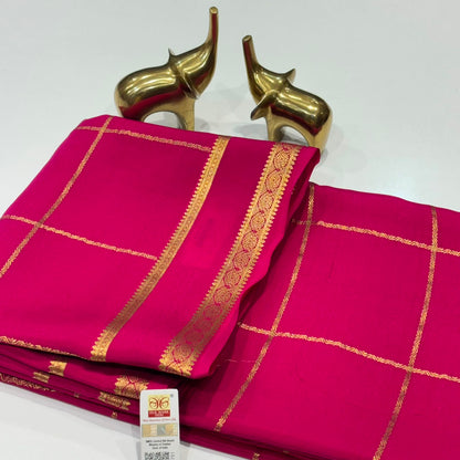 Pure Mysore Crepe Silk Saree