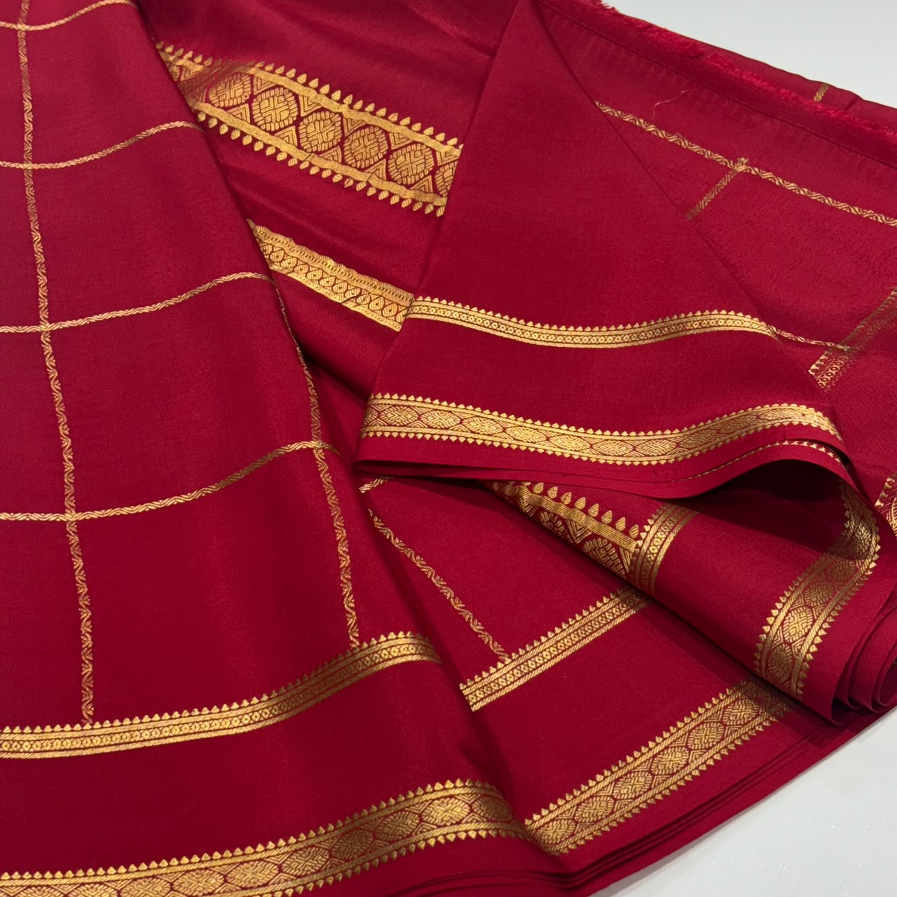 Pure Mysore Crepe Silk Saree