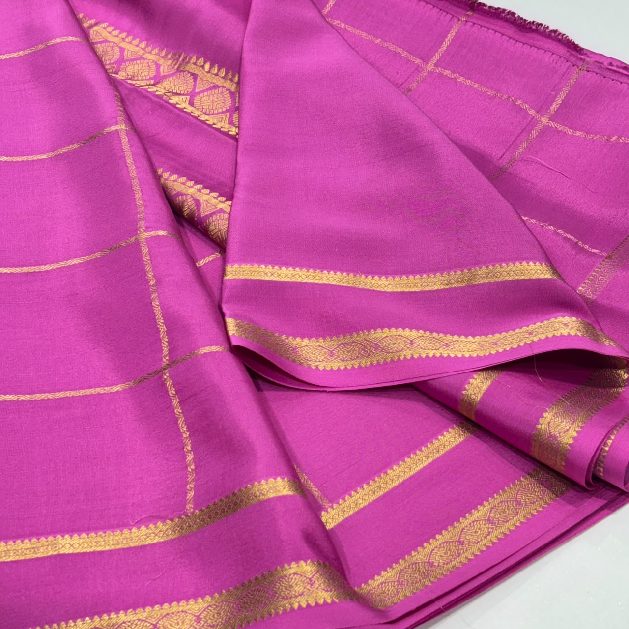 Pure Mysore Crepe Silk Saree