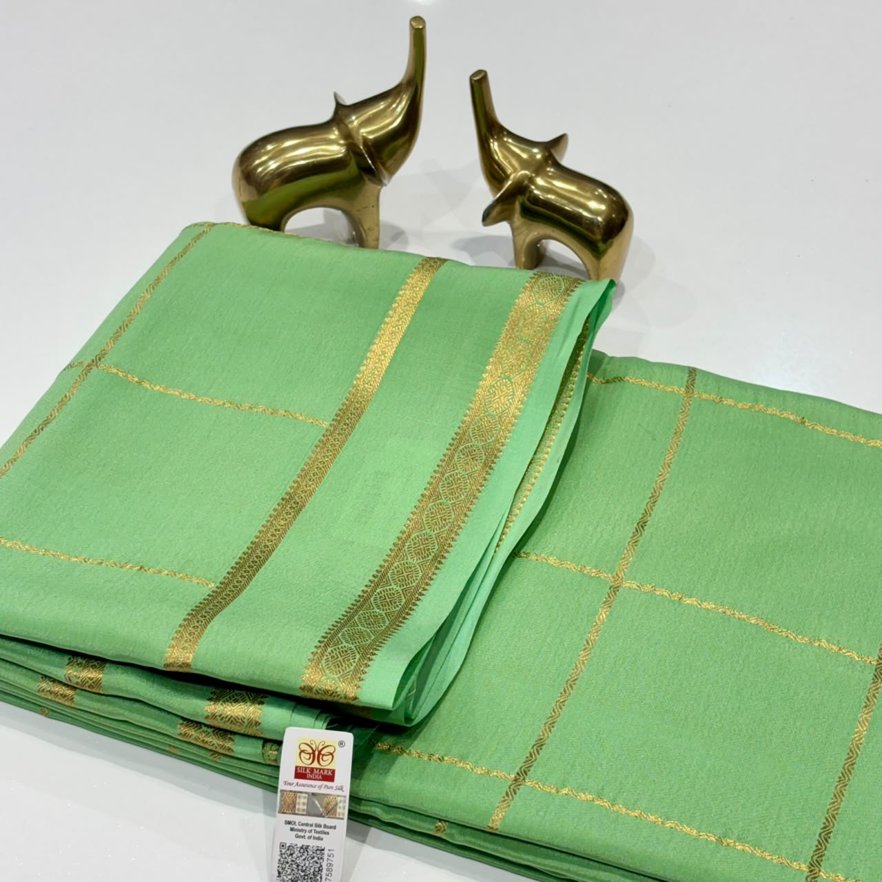 Pure Mysore Crepe Silk Saree