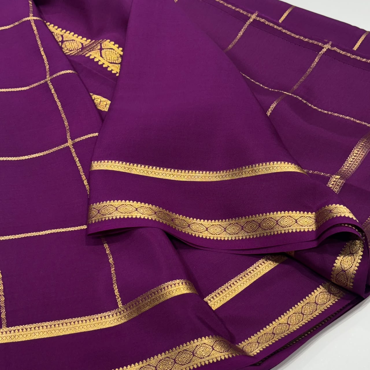 Pure Mysore Crepe Silk Saree