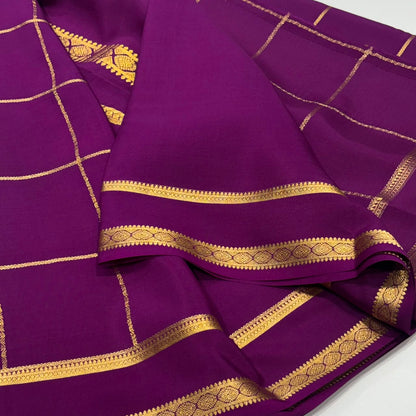 Pure Mysore Crepe Silk Saree