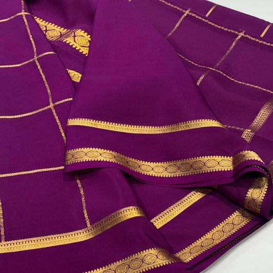 Pure Mysore Crepe Silk Saree